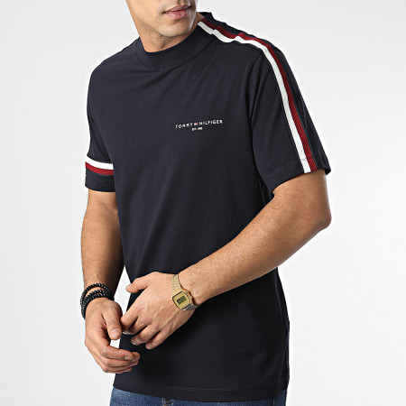 Tommy Hilfiger - Global Stripe Camiseta 9393 Azul marino