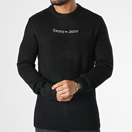 Tommy Jeans - Regular Linear Sudadera 5762 Negro