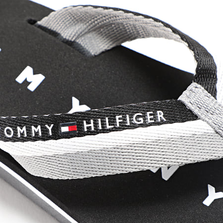 Tommy Hilfiger - Tongs Femme Loves NY Beach 2370 Noir