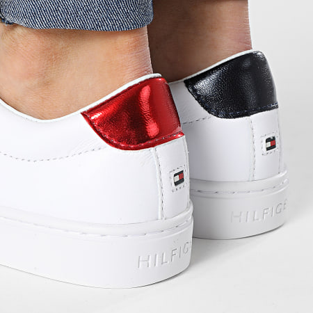 Tommy Hilfiger - Sneaker Donna Essential 3682 Rosso Bianco Blu