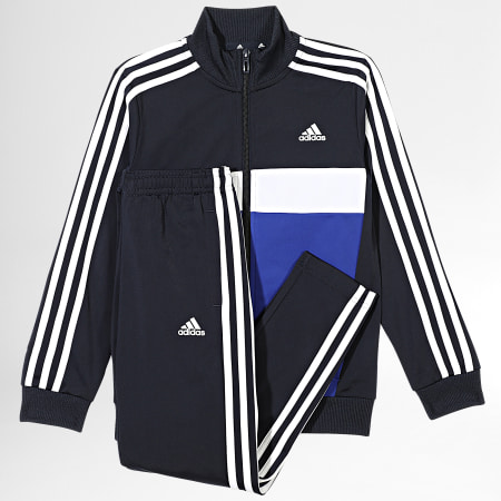 Adidas Sportswear - Ensemble De Survetement A Bandes Enfant 3 Stripes Tiberio IC5681 Bleu Marine Bleu Roi