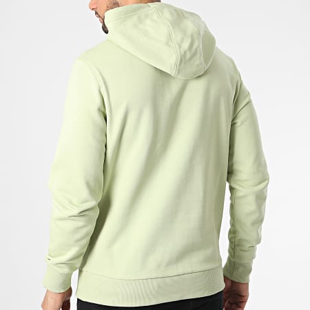 Calvin Klein - Sudadera con logo de algodón 7033 Verde claro