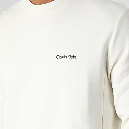 Calvin Klein - Sweat Crewneck Micro Logo Repreve 9926 Beige