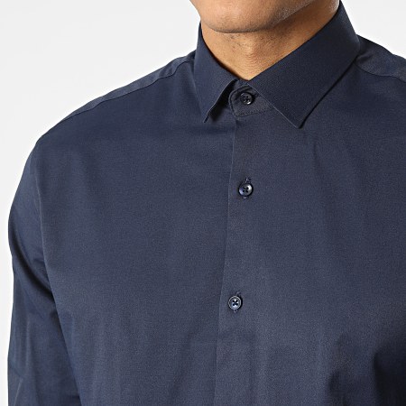 Black Needle - Camicia a maniche lunghe Y3687 blu navy