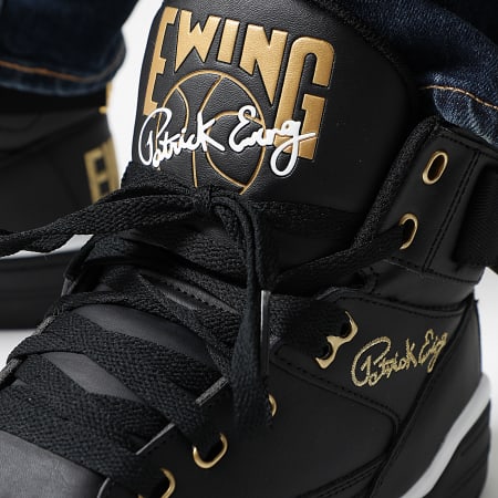 Baskets 33 Hi 10th Anniversary Edition 1BM02025 Black Metallic Gold Prince White
