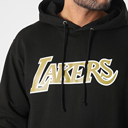 Mitchell and Ness - Sweat Capuche Los Angeles Lakers Noir