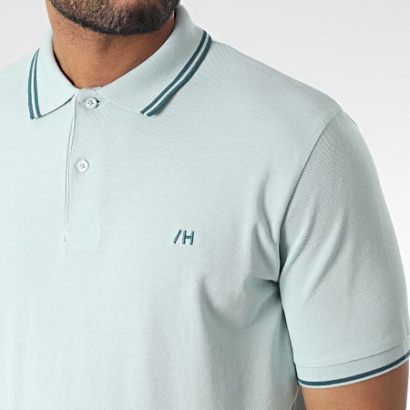 Selected - Polo Manches Courtes Dante Sport Turquoise Clair