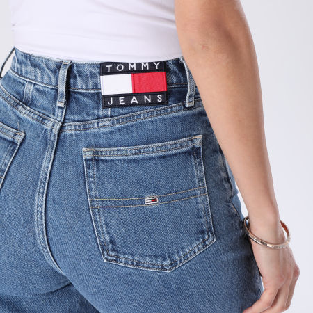 Tommy Jeans - Jean Mom Femme 4785 Bleu Denim