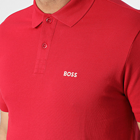 BOSS - Polo Manches Courtes 50469258 Rouge