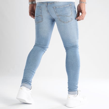 Jack And Jones - Tom Original Jeans skinny in denim blu