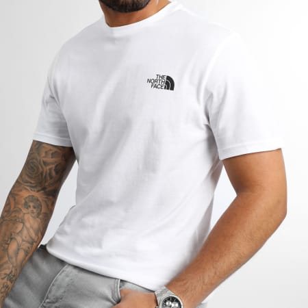 The North Face - Lote De 2 Camisetas Cúpula Simple A2TX5 Blanco Negro