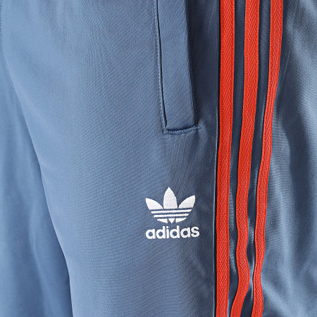 Adidas Originals - HI3007 Pantaloni da jogging a bande blu-arancio