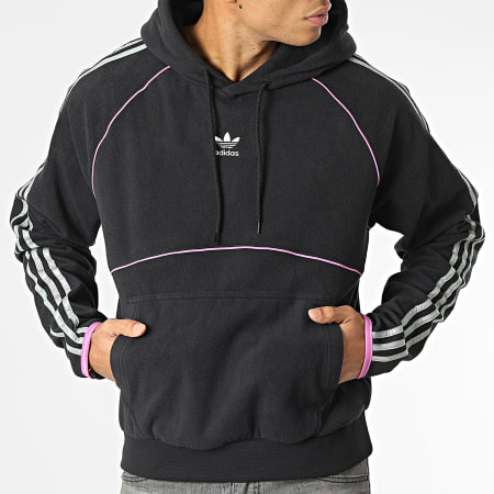 Adidas Originals - HI3015 Sudadera polar con capucha Negra