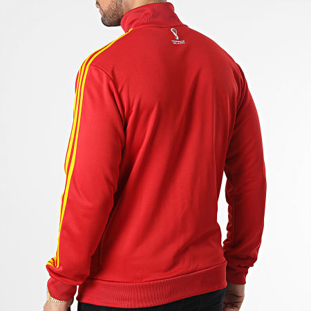 Adidas Sportswear - Veste Zippée A Bandes Spain HD6392 Rouge