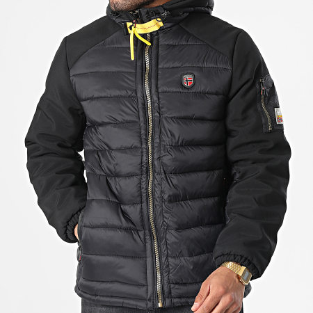 Geographical Norway Chaqueta con capucha Abator Negra Ryses