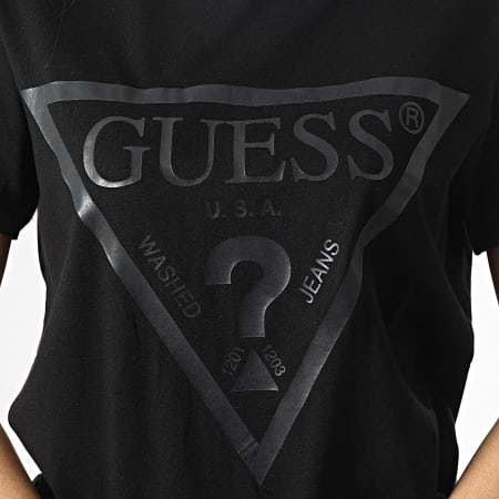 Guess - Camiseta Mujer V2YI07-K8HM0 Negro