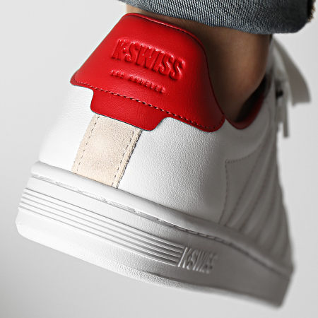 K-Swiss - Sneakers Lozan II 07943 Bianco Mars Rosso