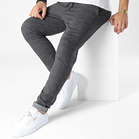 Only And Sons - Pantalon A Carreaux Linus 22025255 Gris Anthracite