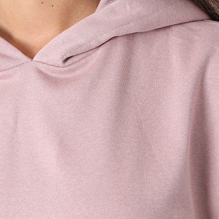 Only - Sweat Capuche Femme Ane Rose