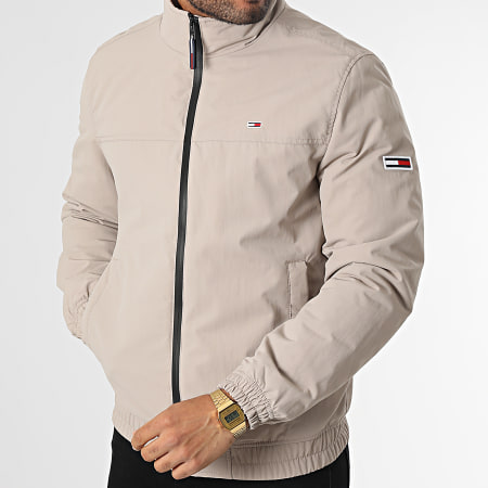 Tommy Jeans - Giacca Essential imbottita 4454 beige scuro con zip