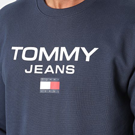 Tommy Jeans - Felpa girocollo Reg Entry 5688 blu navy