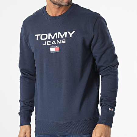 Tommy Jeans - Felpa girocollo Reg Entry 5688 blu navy
