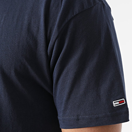 Tommy Jeans - Tee Shirt Classic Rwb Chest Logo 5670 Bleu Marine