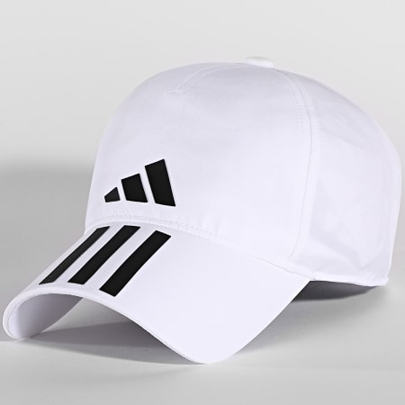 Adidas Sportswear - HT2043 Cappello bianco a 3 strisce