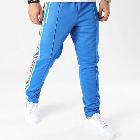Adidas Originals - Pantalon Jogging A Bandes HK7405 Bleu