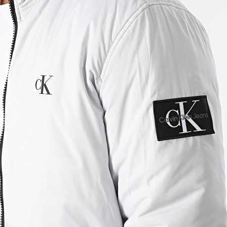 Calvin Klein - Harrington 2494 Giacca con zip imbottita grigia