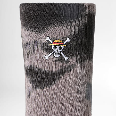 Capslab - Coppia di calzini grigi con logo nero
