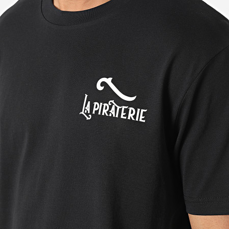 La Piraterie - Tee Shirt Oversize Large LPNJF Noir Blanc
