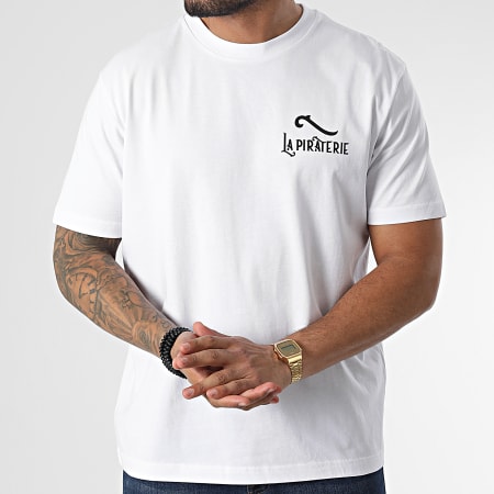 La Piraterie - Oversize Camiseta Large LPNJF Blanco Negro