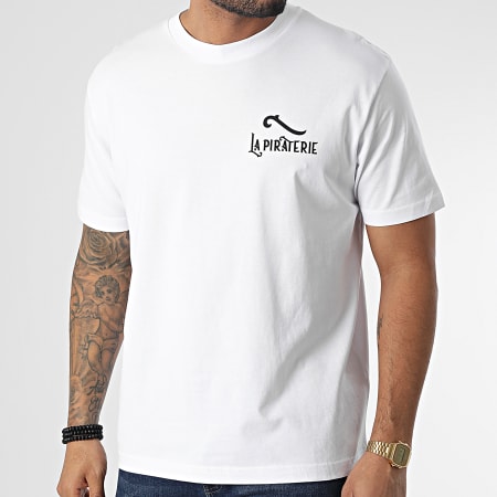 La Piraterie - Oversize Camiseta Large LPNJF Blanco Negro