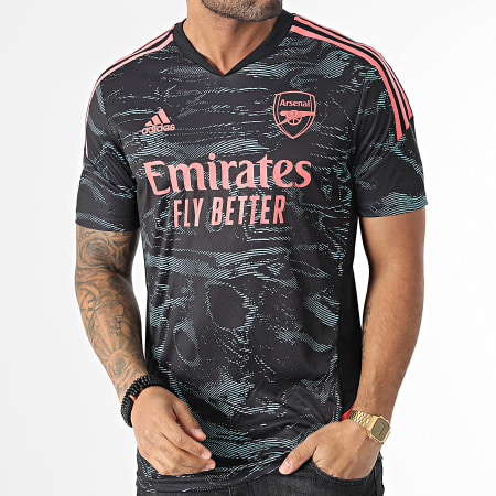 Adidas Sportswear - Tee Shirt Arsenal FC HC1251 Noir Bleu Clair