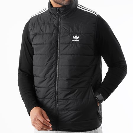Adidas Originals - Abrigo acolchado sin mangas HL9217 Negro