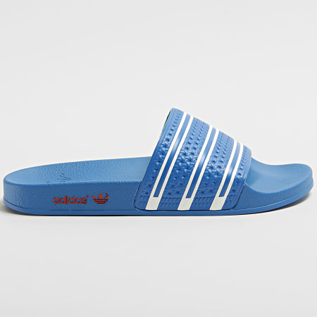 Adidas Originals - Sandali Adilette GX9896 Blu Royal Cloud Bianco