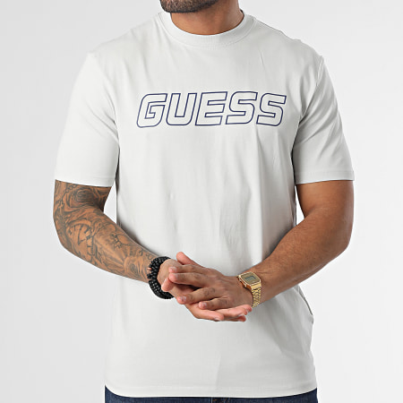 Guess - Camiseta Z3RI03-J1314 Gris