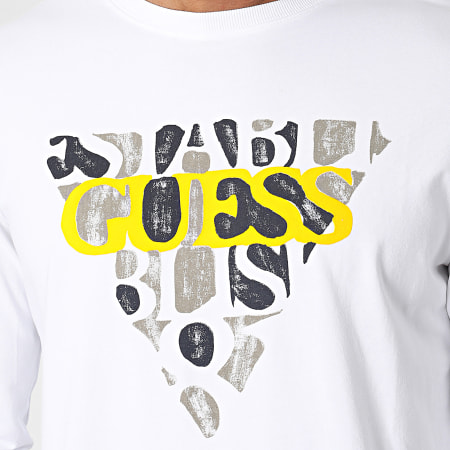 Guess - Camiseta Manga Larga M3RI13-J1314 Blanca