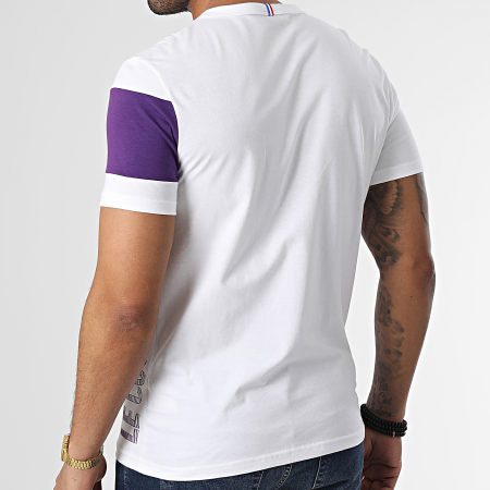 Polo le coq sportif violet cheap