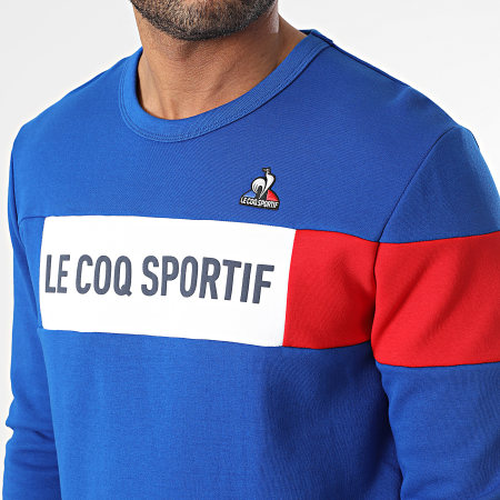 Le Coq Sportif - N1 Felpa girocollo tricolore 2310013 Blu royal