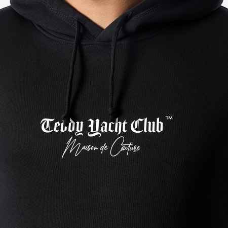 Teddy Yacht Club - Sweat Capuche Maison De Couture Art Edition Noir