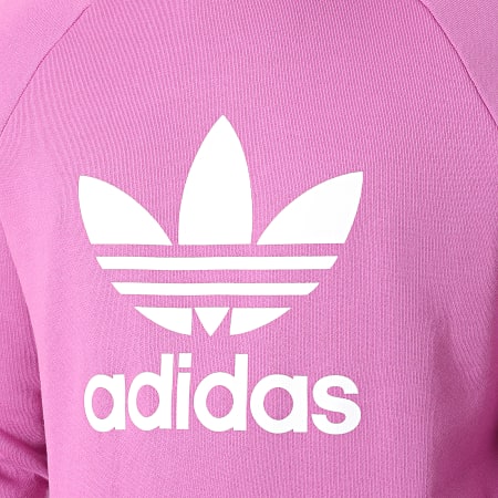 Adidas Originals - Sudadera Trefoil de cuello redondo HK5295 Lila
