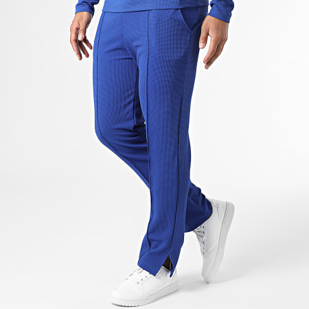Frilivin - Conjunto de camiseta de manga larga y pantalón de chándal azul real