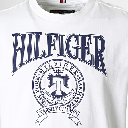 Tommy Hilfiger - Maglietta da bambino Hilfiger Varsity 8038 Bianco