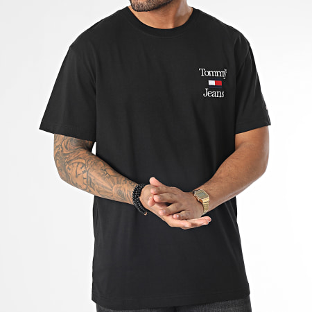 Tommy Jeans - Tee Shirt Relaxed Chest Logo 5673 Noir