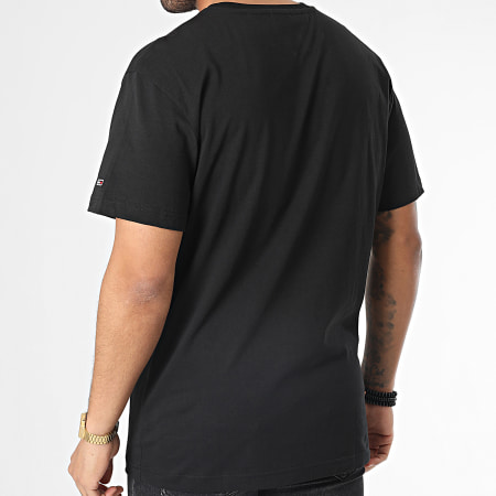 Tommy Jeans - Tee Shirt Petto rilassato Logo 5673 Nero