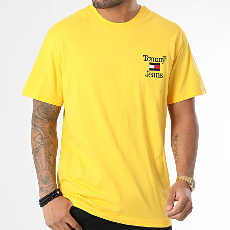 Tommy Jeans - Tee Shirt Relaxed Chest Logo 5673 Jaune