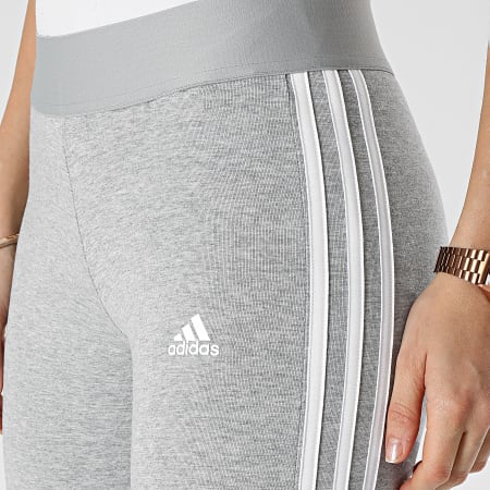 Adidas Sportswear - Leggings Femme A Bandes 3 Stripes GV60017 Gris Chiné