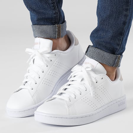 Adidas Sportswear - Sneakers Advantage donna HR0319 Footwear White Wonder Taupe